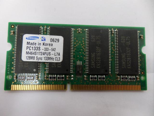 PR11704_M464S1724FUS-L7A_Samsung 128MB PC133 133MHz 144-Pin SDRAM SoDimm - Image2