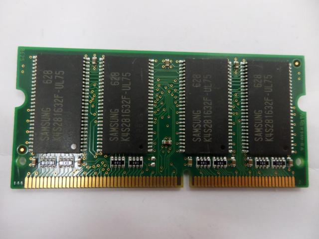 M464S1724FUS-L7A - Samsung 128MB PC133 133MHz non-ECC Unbuffered CL3 144-Pin SDRAM SoDimm Memory Module Mfr P/N M464S1724FUS-L7A - Refurbished