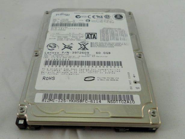 CA06672-B202000B - Fujitsu SATA 150 60GB 5400rpm 2.5" HDD - Refurbished