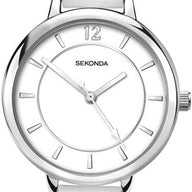 Sekonda Editions White Dial White Strap Ladies Watch 2504