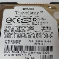 PR23972_08K0857_Hitachi Dell 60GB IDE 5400rpm 2.5in HDD - Image2