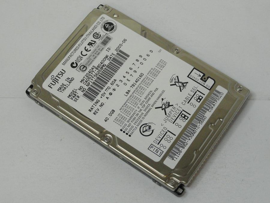 CA06377-B80400NK - Fujitsu 40GB IDE 5400rpm 2.5in HDD - USED