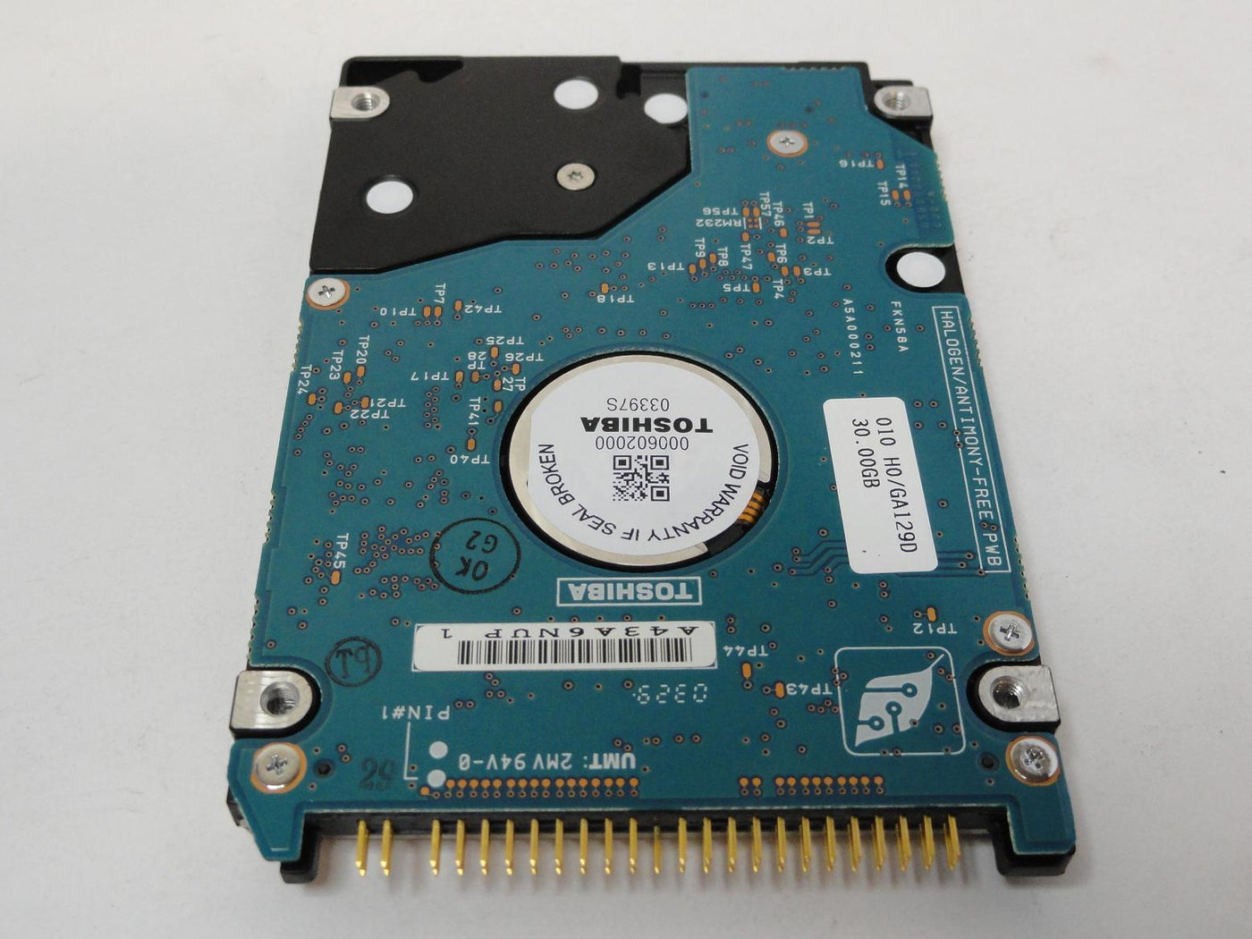 PR12556_HDD2181_Toshiba Dell 30GB IDE 4200rpm 2.5in HDD - Image2