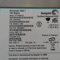 PR12974_9W2001-665_Seagate Barracuda 160GB 3.5" IDE Hard Drive - Image2