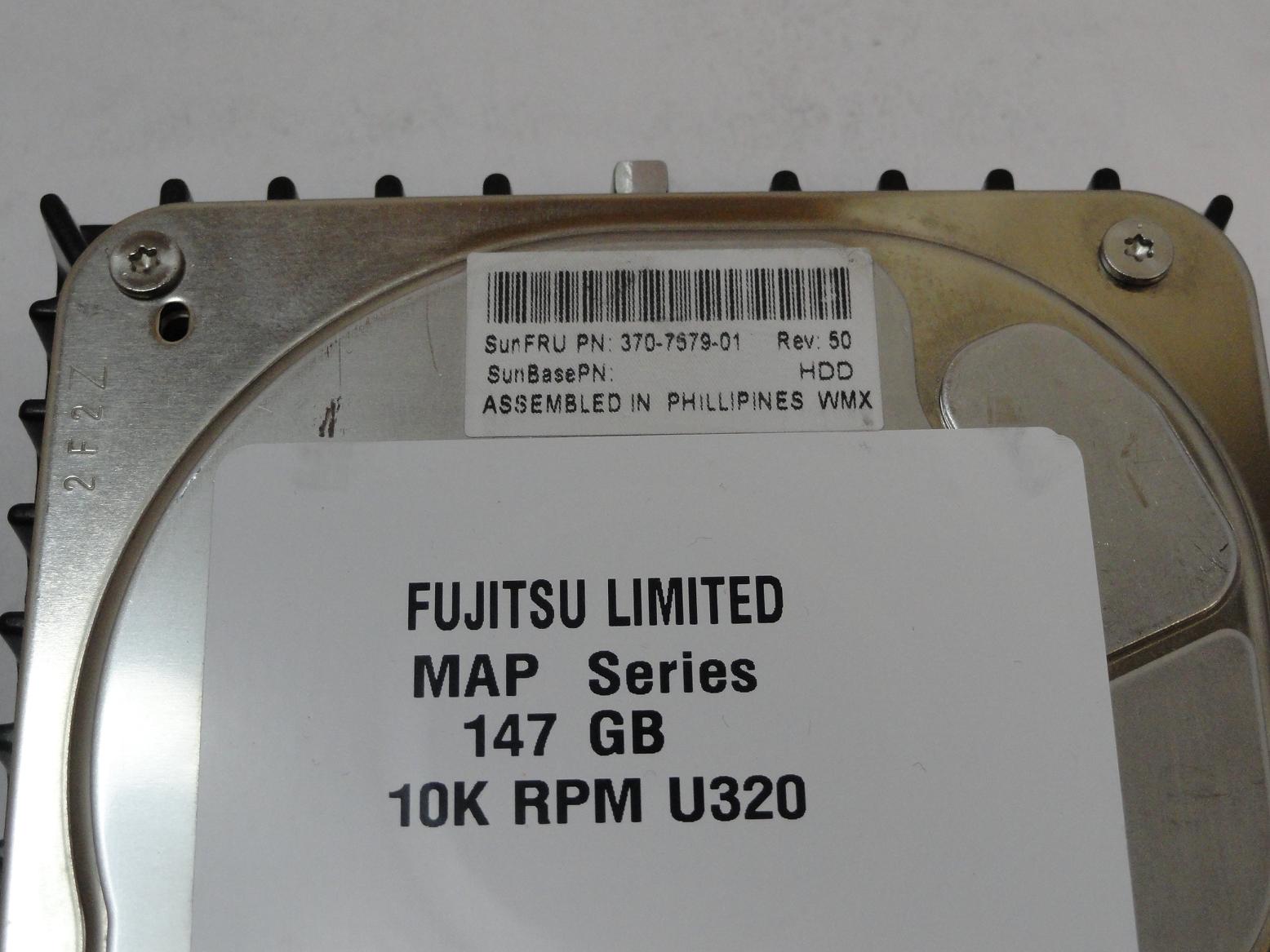 PR13017_CA06200-B48000FA_Fujitsu Sun 147GB SCSI 68 Pin 3.5in HDD - Image3