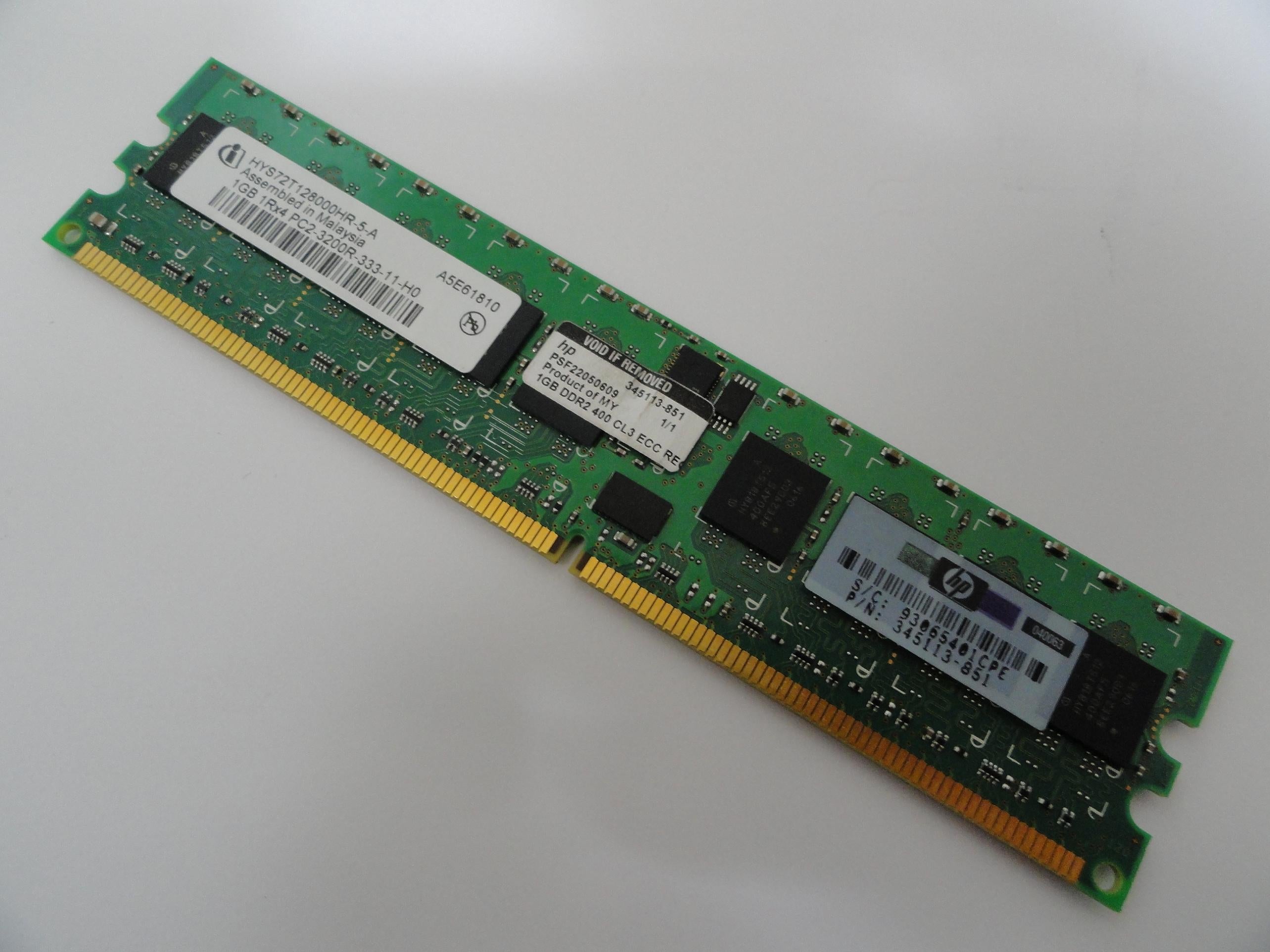 PR13360_HYS72T128000HR-5-A_Infineon 1Gb 1Rx4 PC2-3200R DDR2 Ecc Reg Memory - Image4