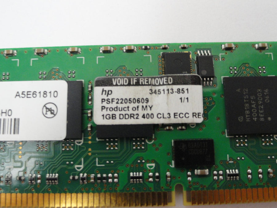 PR13360_HYS72T128000HR-5-A_Infineon 1Gb 1Rx4 PC2-3200R DDR2 Ecc Reg Memory - Image2