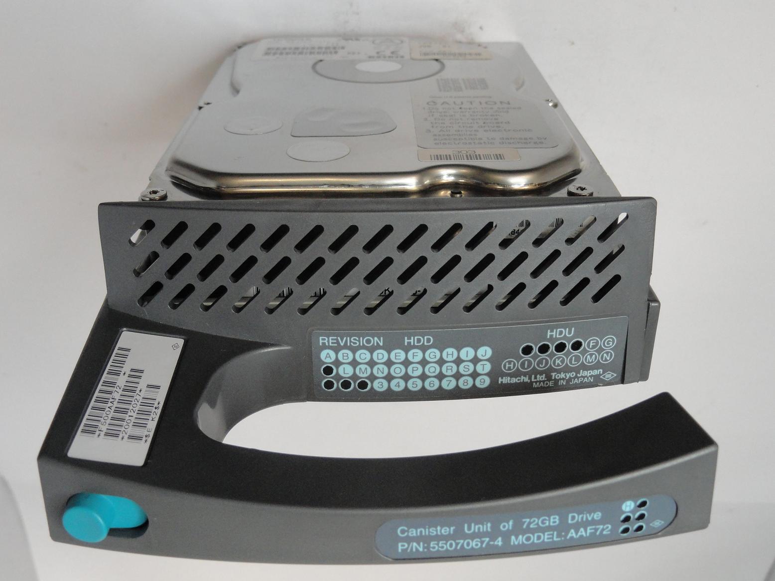 PR13832_DK31CJ-72FC_Hitachi 72Gb Fibre Channel HDD in Caddy - Image2