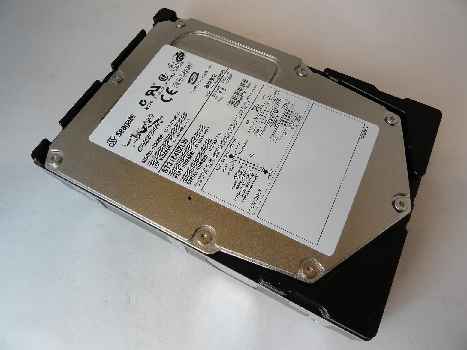 9T4005-001 - Seagate 18.4GB SCSI 68 Pin 15Krpm 3.5in Cheetah HDD - Refurbished