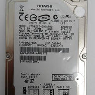 0A27465 - Hitachi 40Gb IDE 4200rpm 2.5in HDD - Refurbished