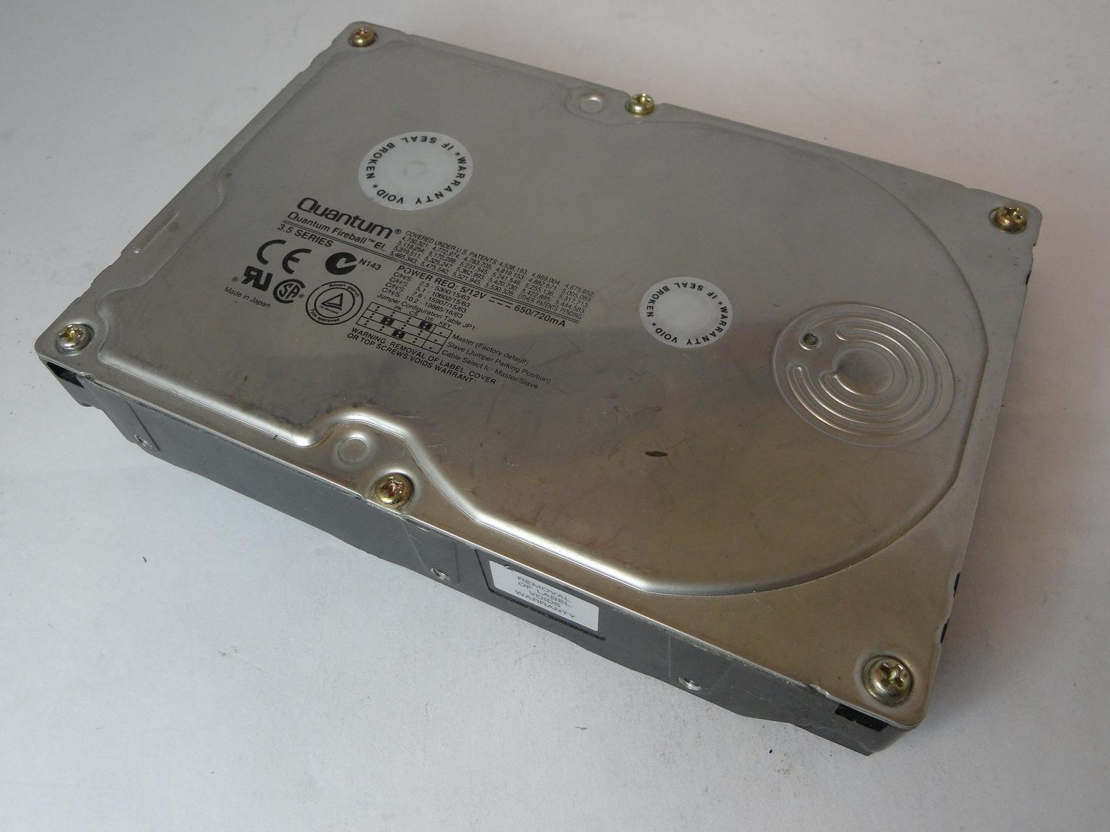 EL51A013 - Quantum 5.1Gb IDE 5400rpm 3.5in HDD - USED