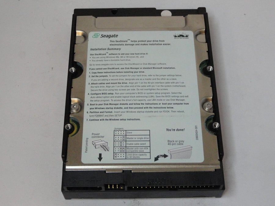 PR18914_9T6002-002_Seagate 40GB IDE 7200rpm 3.5in HDD - Image2
