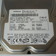 PR16239_0A33982_Hitachi IBM 80GB SATA 7200rpm 3.5in HDD - Image2