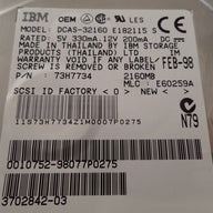 MC1848_73H7734_Sun / IBM 2.1GB SCSI 80 Pin 7200rpm 3.5" HDD - Image4