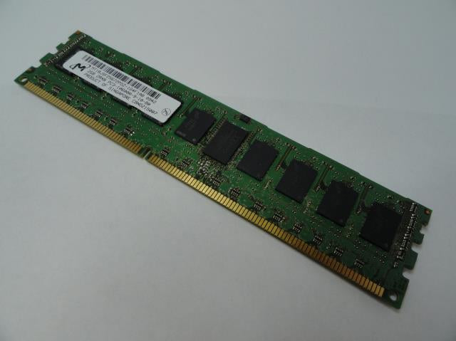 PC3-10600R-9-10-B0 - Micron 2GB 240p PC3-10600 CL9 18c 128x8 DDR3-1333 2Rx8 1.5V ECC RDIMM memory module - Refurbished