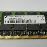 PC2-3200R-333-11-H0 - Infineon 2GB 240p PC2-3200 CL3 18c 256x4 DDR2-400 1Rx4 1.8V ECC RDIMM Memory Module - NEW