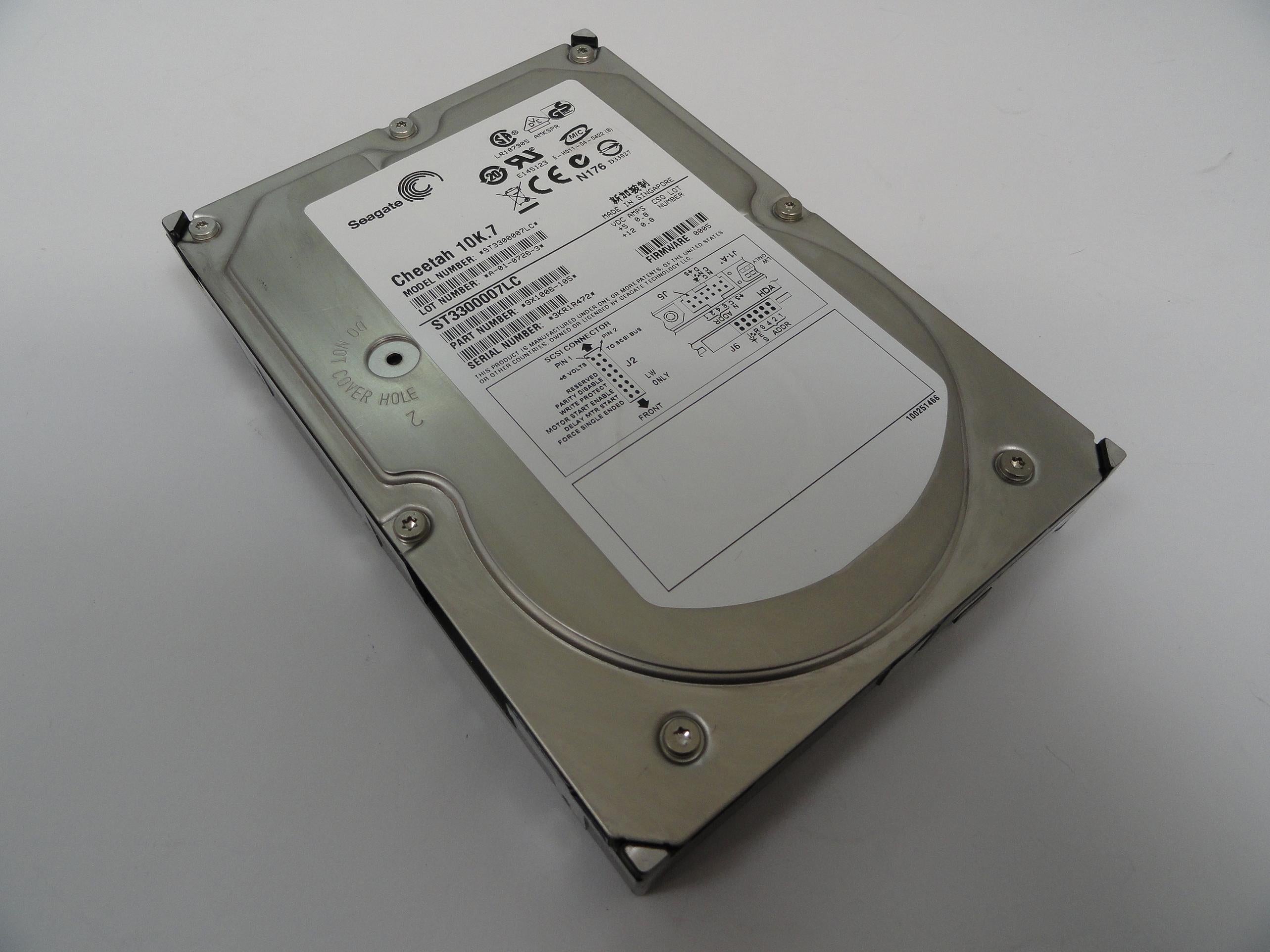 PR22009_9X1006-105_Seagate 300GB SCSI 80 Pin 10Krpm 3.5in HDD - Image3