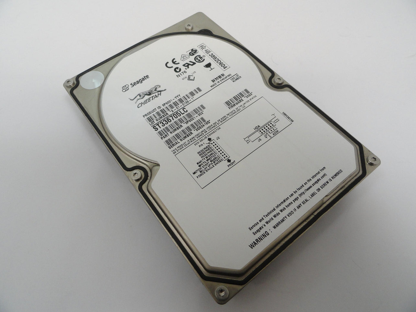 PR22777_9P6001-302_Seagate 36Gb SCSI 80 Pin 10Krpm 3.5in HDD - Image3