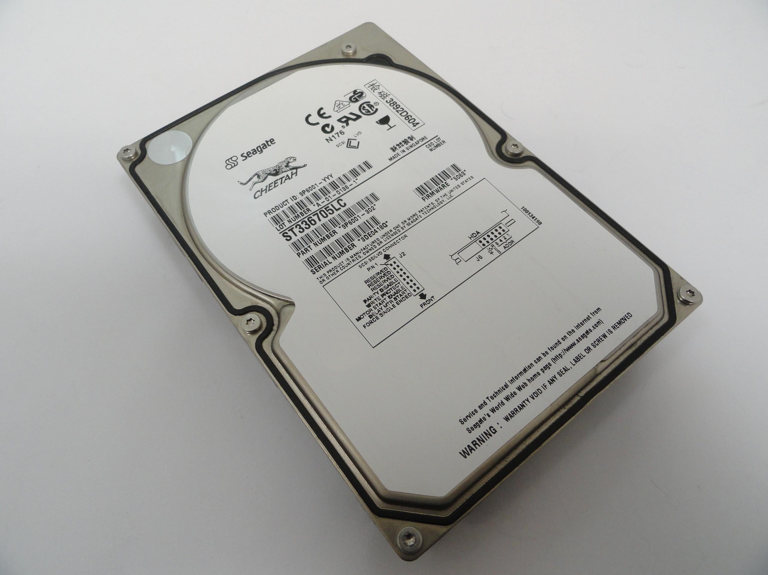 PR22777_9P6001-302_Seagate 36Gb SCSI 80 Pin 10Krpm 3.5in HDD - Image3