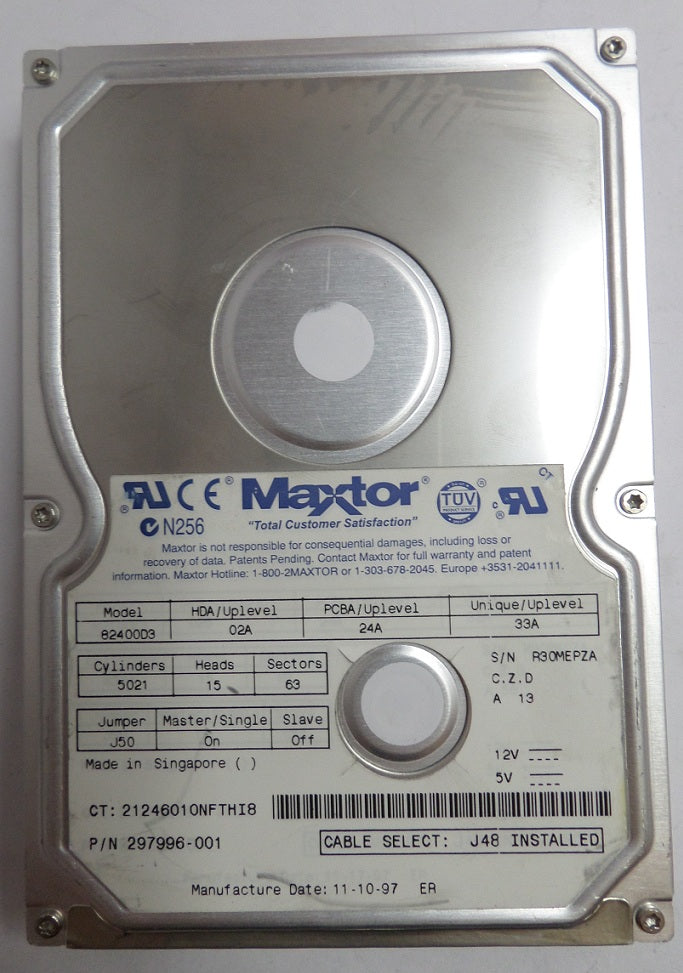 MC1919_82400D3_Compaq/Maxtor 2.4Gb IDE 5400rpm 3.5" HDD - Image4