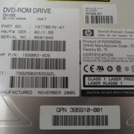 168003-9D5 - HP / Teac Black 5.25in Slimline DVD Drive - Refurbished