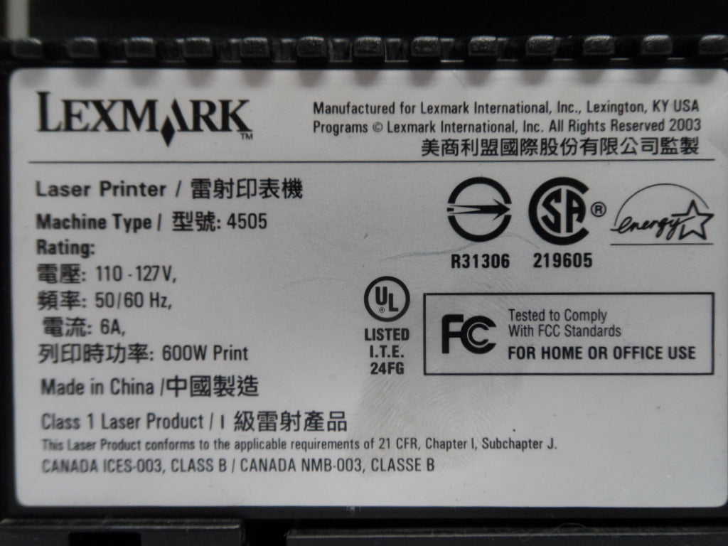 PR18554_4505_Lexmark E332n Workgroup Mono Laser Printer - Image10