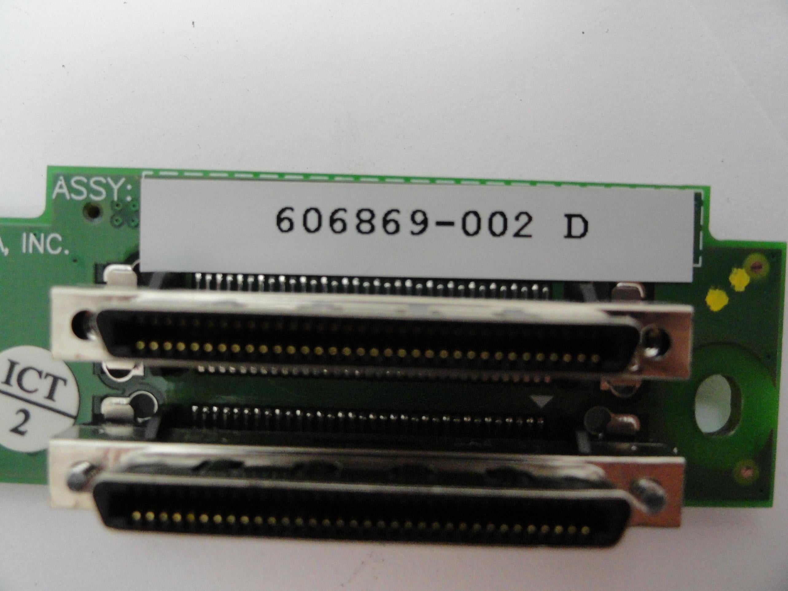 606869-002 - HP 606869-002 MSL SCSI PC Board - Refurbished