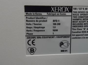 XEW-2 - Xerox WorkCentre Pro 35 XEW-2 Multifunction Printer - Off-White - BF0-1 Finisher Attached - USED