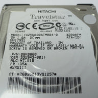 08K0860 - Hitachi HP Travelstar 30Gb IDE 4200rpm 2.5in HDD - USED