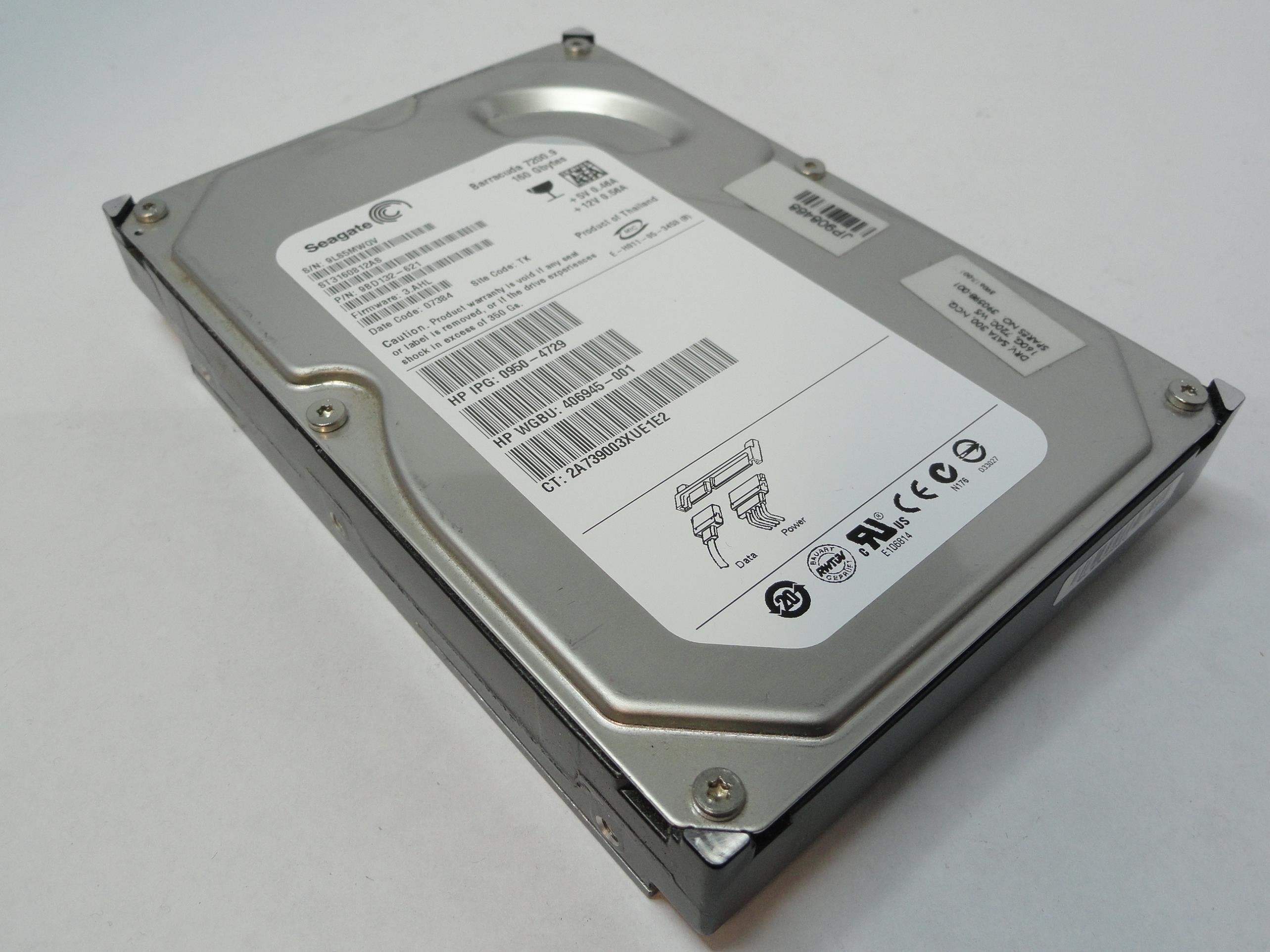 PR20749_9BD132-621_Seagate HP 160Gb SATA 7200rpm 3.5in HDD - Image4