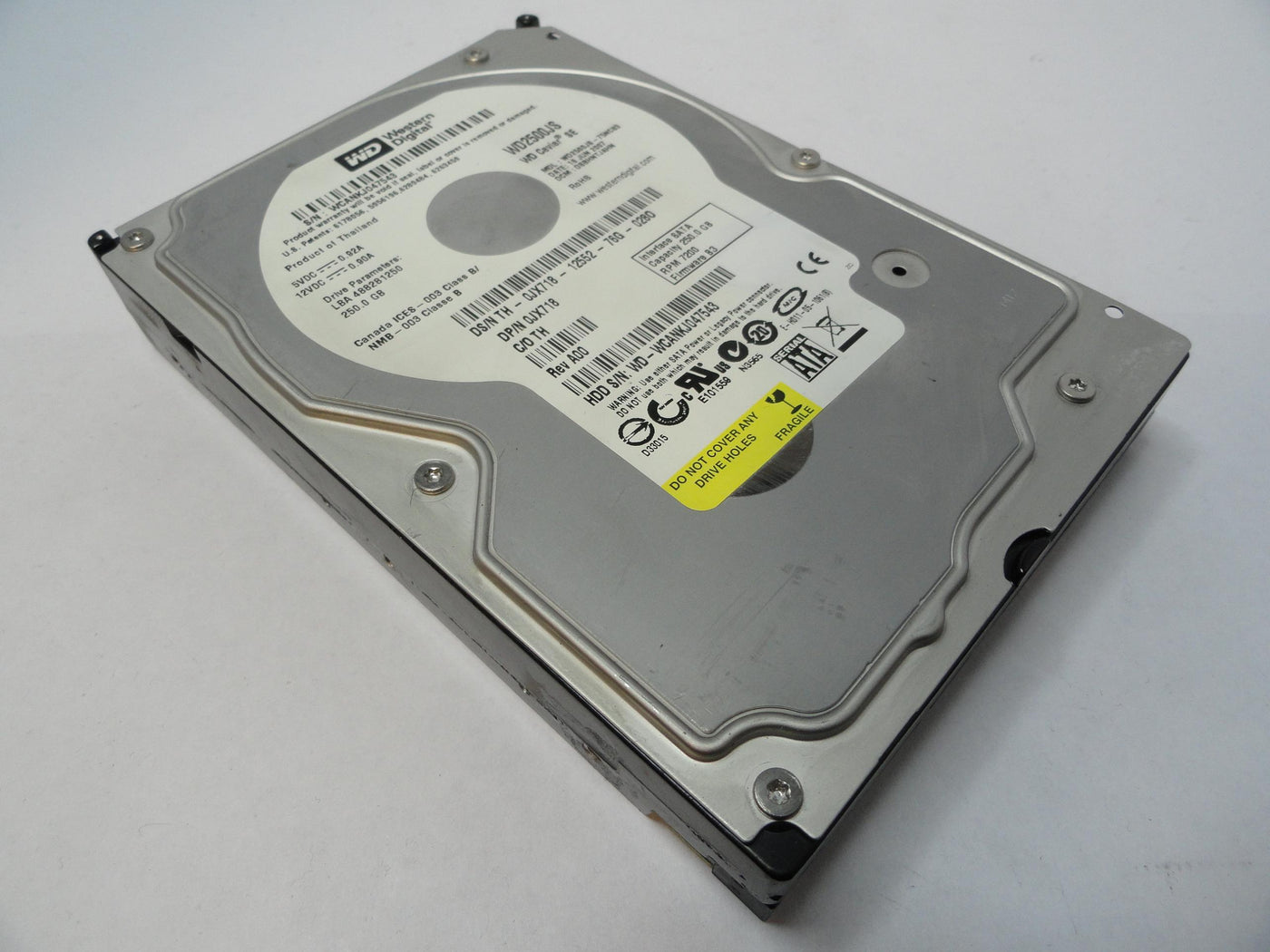 PR20855_WD2500JS-75NCB3_Western Digital Dell 250Gb SATA 7200rpm 3.5in HDD - Image3