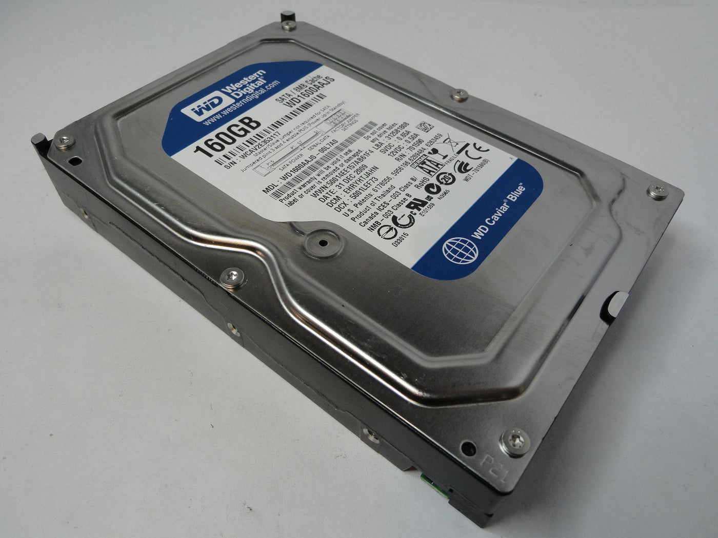 PR22033_WD1600AAJS-00L7A0_Western Digital 160Gb SATA 7200rpm 3.5in HDD - Image3