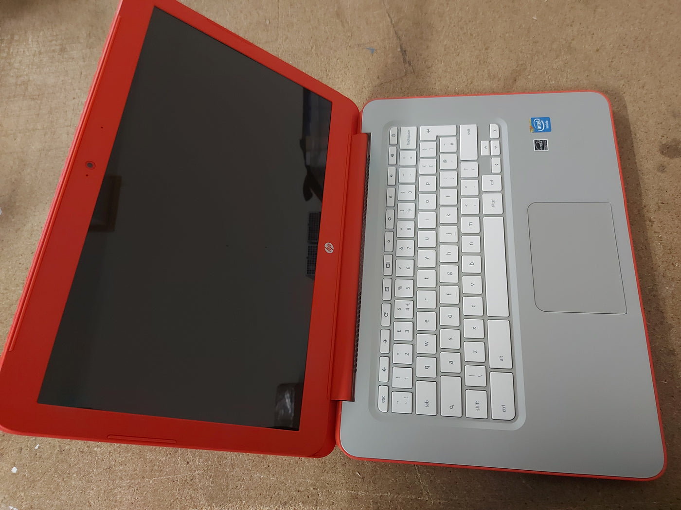 HP 14-q004sa ChromeBook 16GB HD 4GB RAM Intel Celeron 2955U 1400MHz 14" Laptop ( F1W28EA#ABU ) USED
