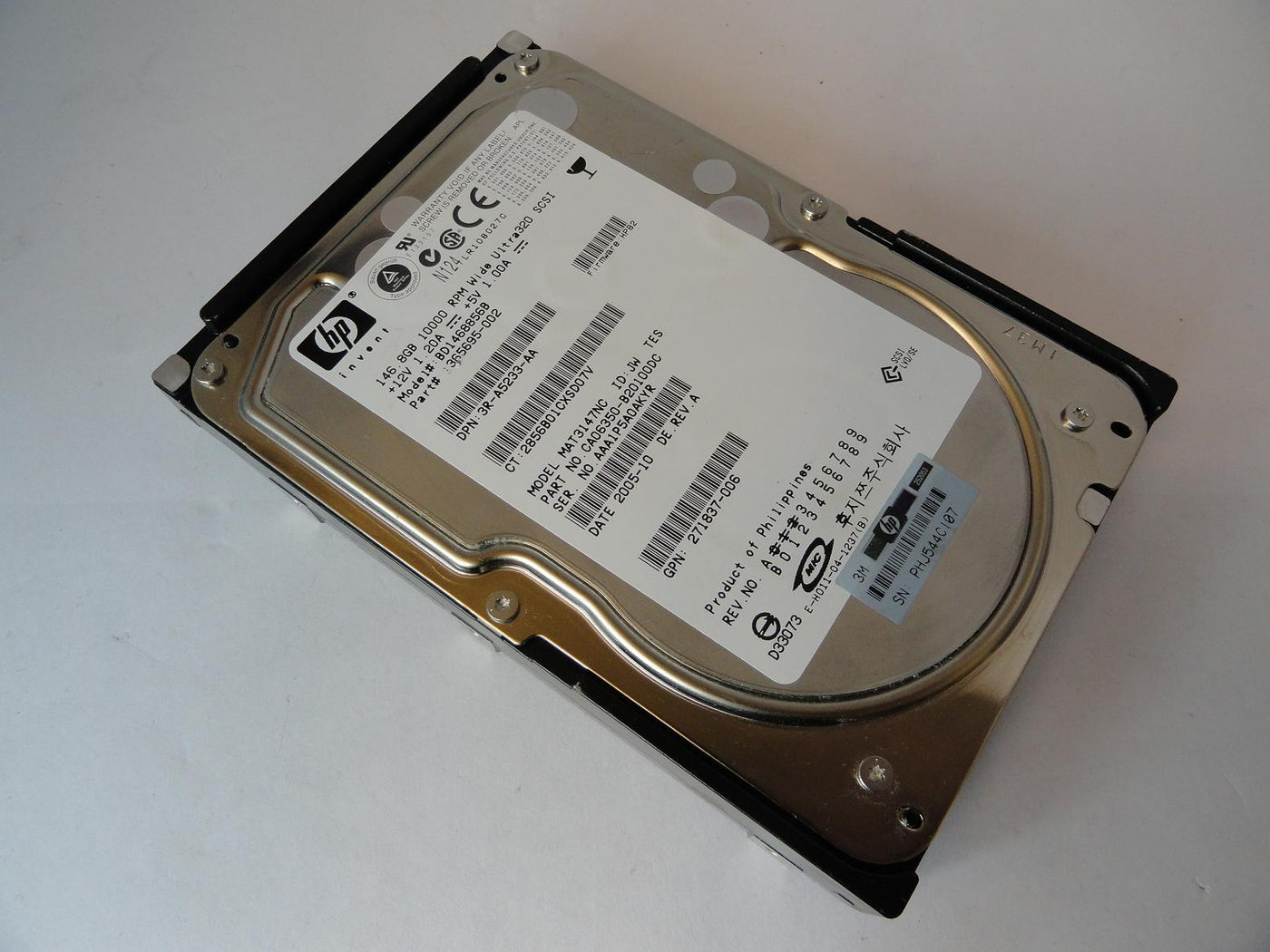 CA06350-B20100DC - Fujitsu HP 146Gb SCSI 80 Pin 10Krpm 3.5in HDD - Refurbished