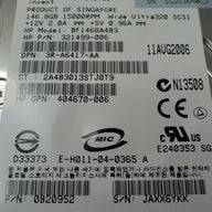 PR20548_0B20952_Hitachi HP 146.8GB SCSI 80 Pin 15Krpm 3.5in HDD - Image3