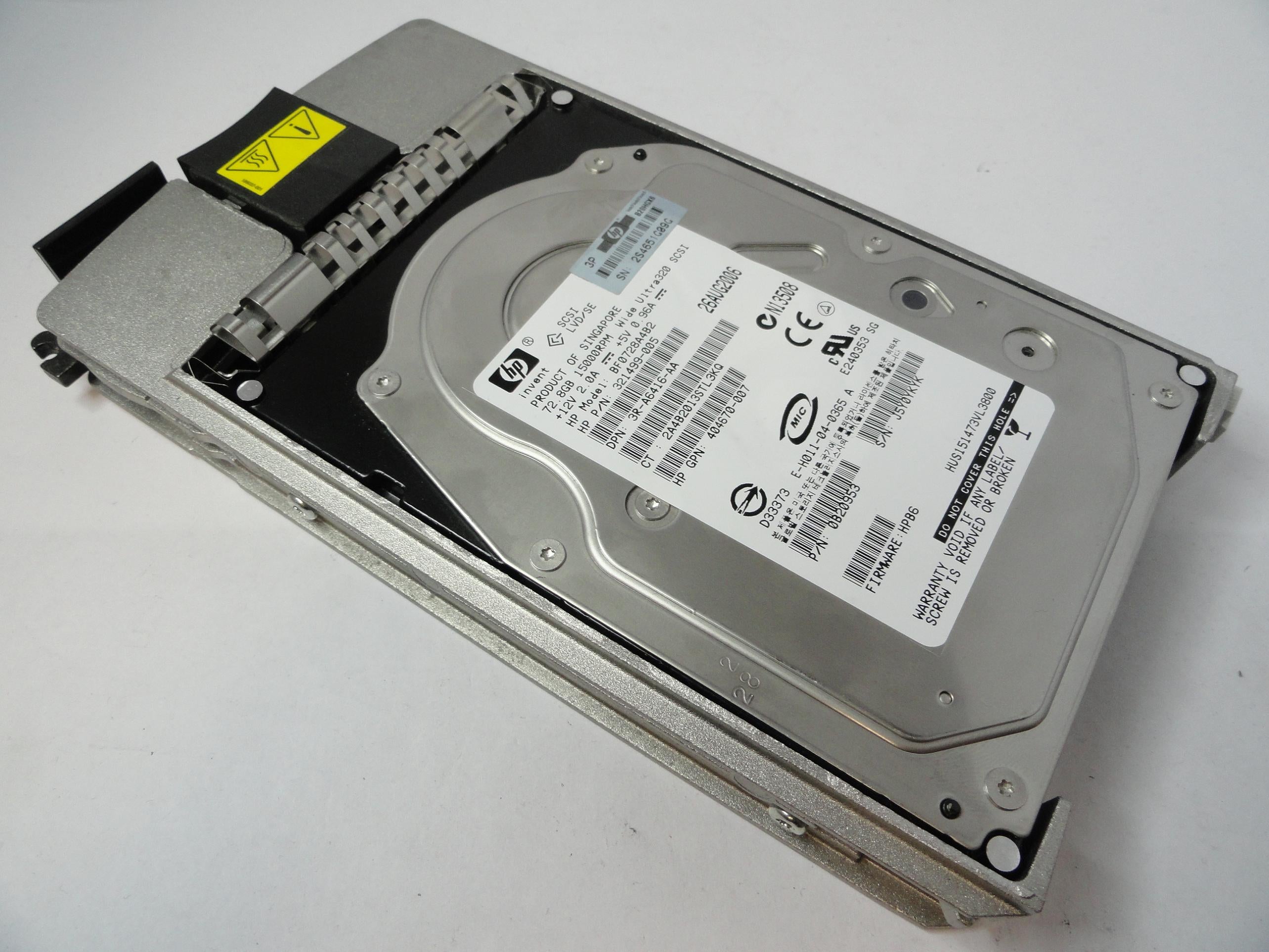 PR20702_0B20953_Hitachi HP 72.8GB SCSI 80 Pin 15Krpm 3.5in HDD - Image4