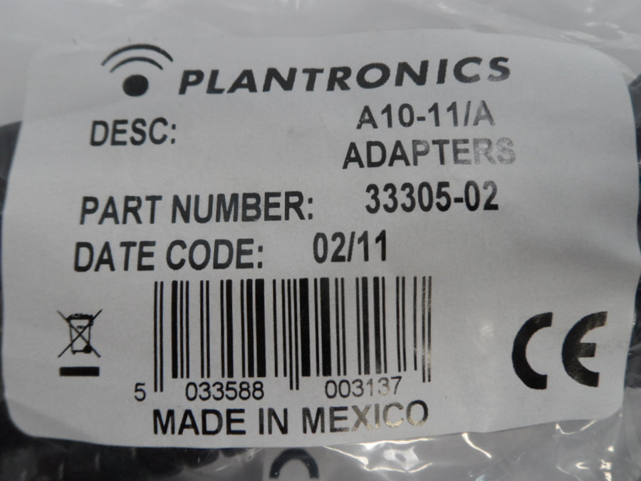 33305-02 - Plantronics A10-11/A-Wideband Adaptor (In-line Telephone Amplifier) 824994 PLR00313 33305-02 - NEW