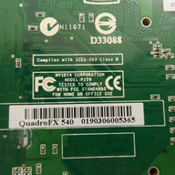 FX 540 - NVIDIA Quadro FX540 3D Graphics Accelerator, RoHS:Y 371-0854 - Refurbished