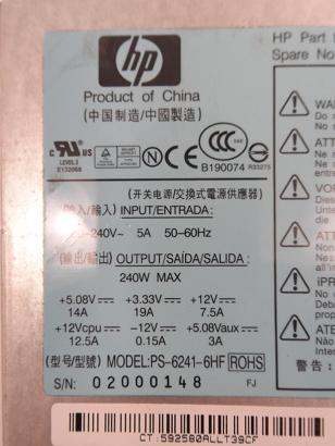 PR19940_379349-001_HP Power Supply240W - Image3