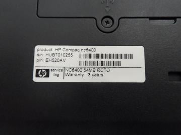 PR20122_nc6400_HP Compaq nc6400 2Ghz 1Gb Ram No HDD Laptop - Image5