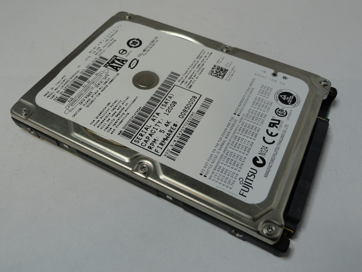 PR20143_CA06889-B38500DL_Fujitsu Dell 120GB SATA 5400rpm 2.5in HDD - Image4