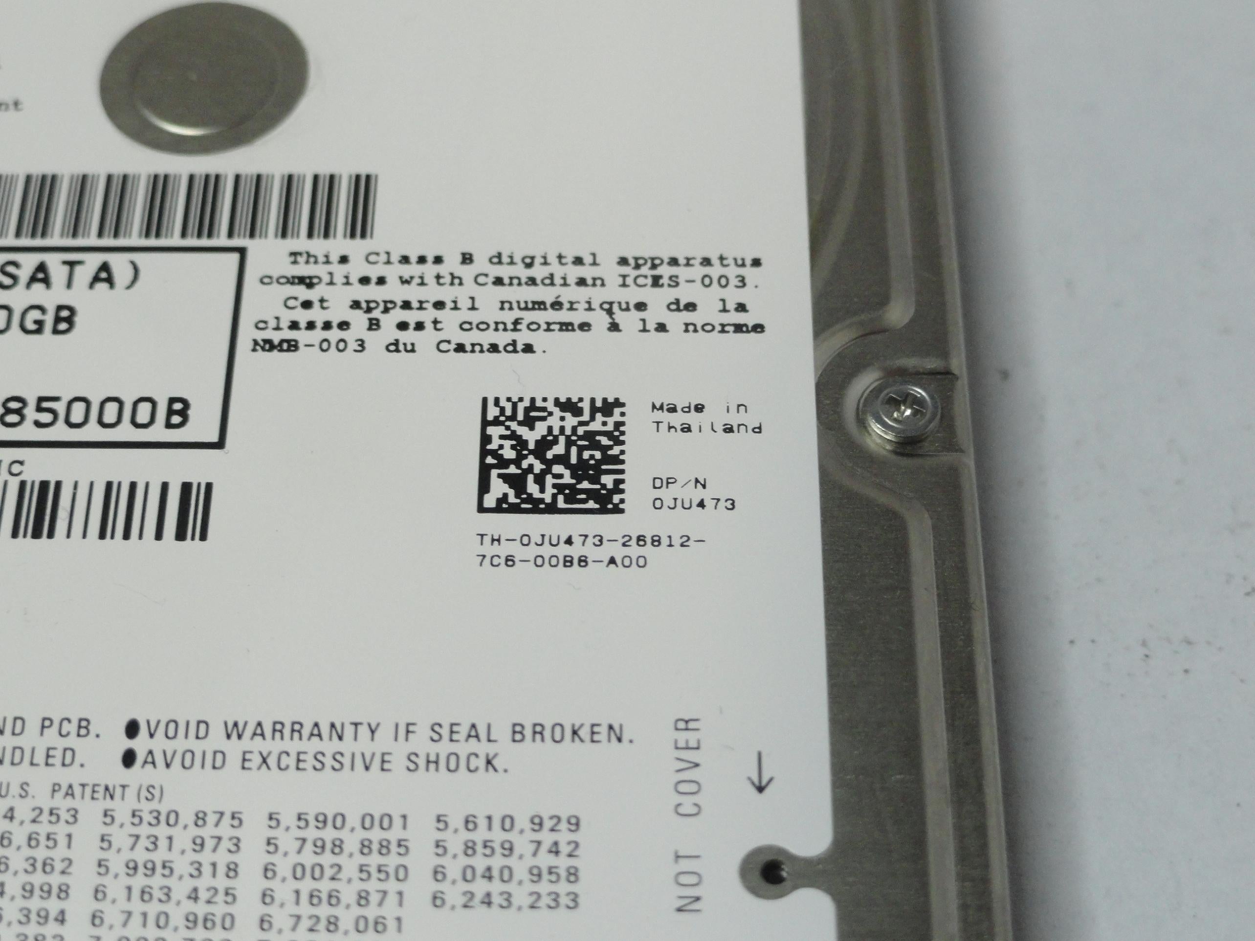 PR20143_CA06889-B38500DL_Fujitsu Dell 120GB SATA 5400rpm 2.5in HDD - Image2