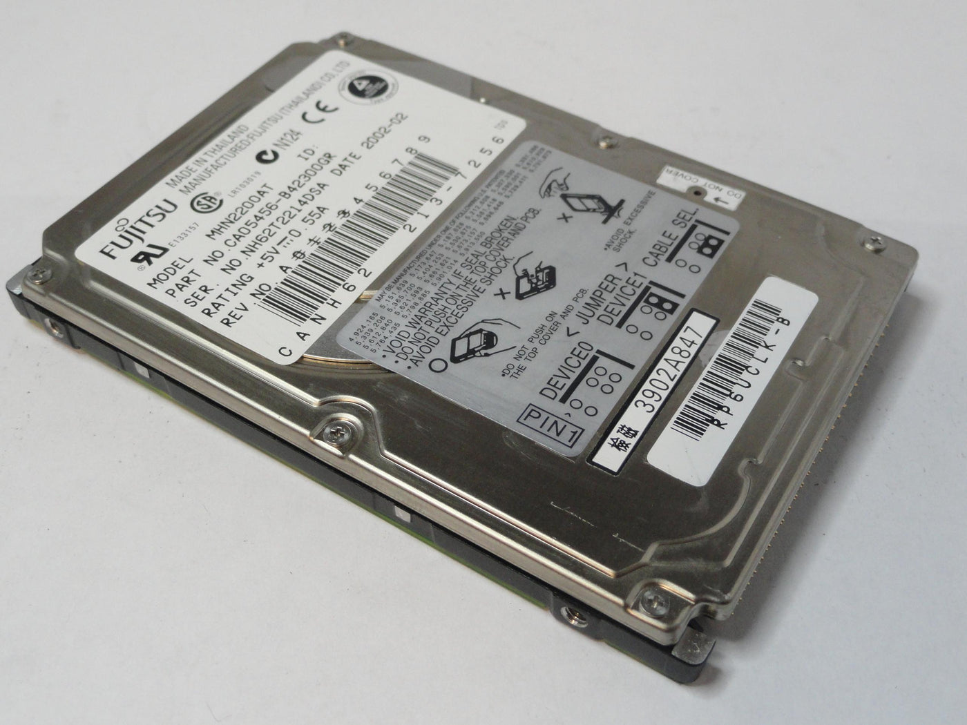 PR20148_CA05456-B42300GR_Fujitsu 20Gb IDE 4200rpm 2.5in HDD - Image3