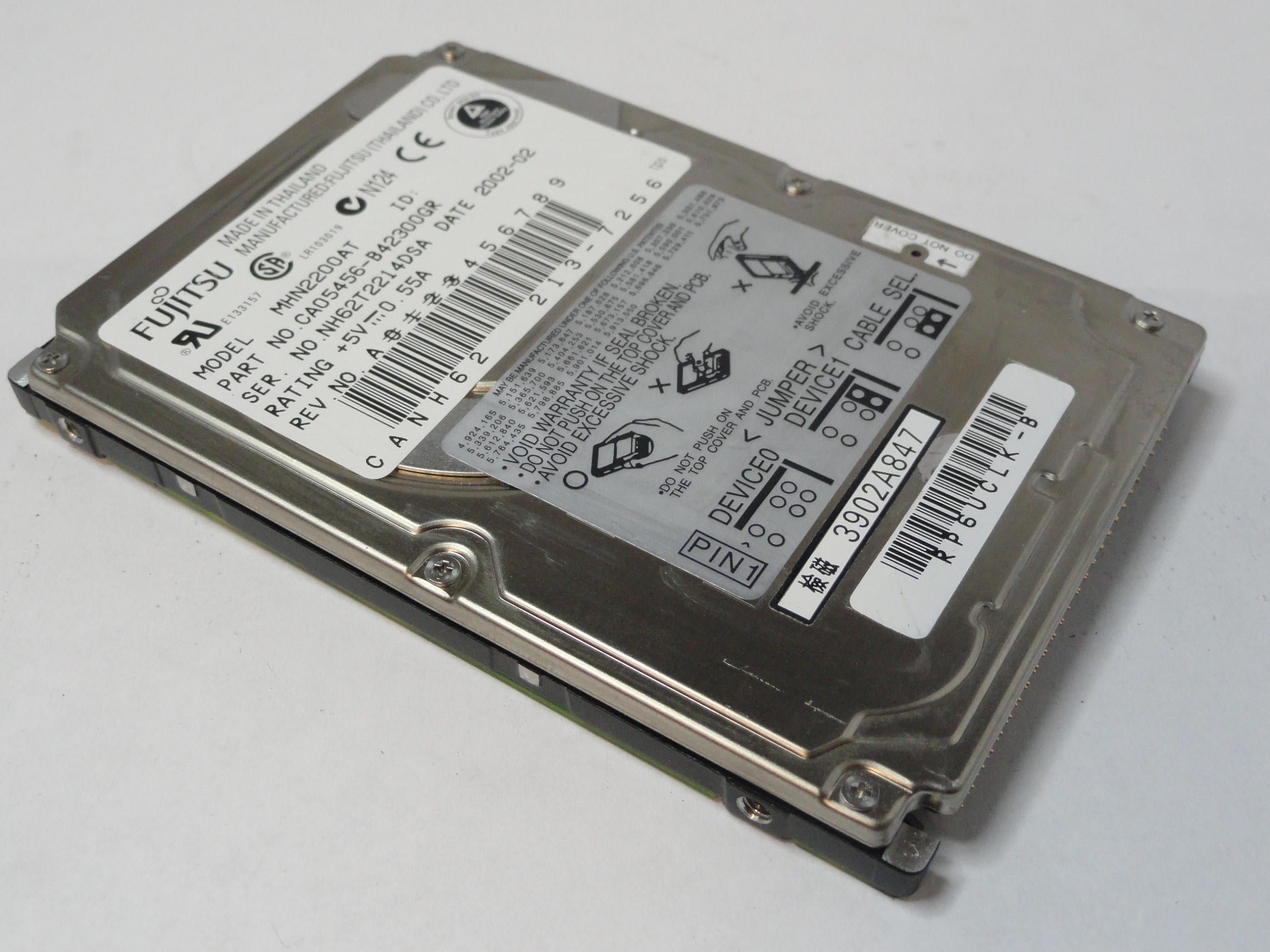 PR20148_CA05456-B42300GR_Fujitsu 20Gb IDE 4200rpm 2.5in HDD - Image3