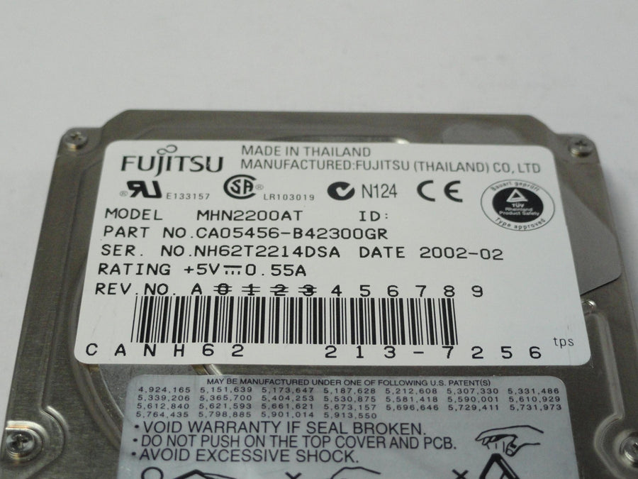 CA05456-B42300GR - Fujitsu 20Gb IDE 4200rpm 2.5in HDD - Refurbished