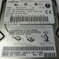 PR20149_CA05365-B01600DL_Fujitsu Dell 18GB IDE 4200rpm 2.5in HDD - Image3