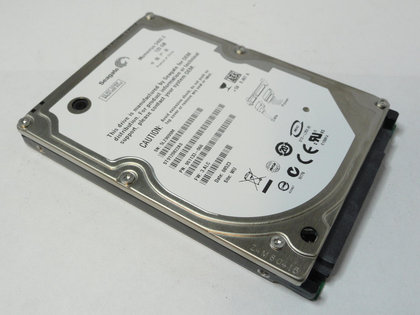 PR20155_9S1133-066_Seagate 120Gb SATA 5400rpm 2.5in HDD - Image3