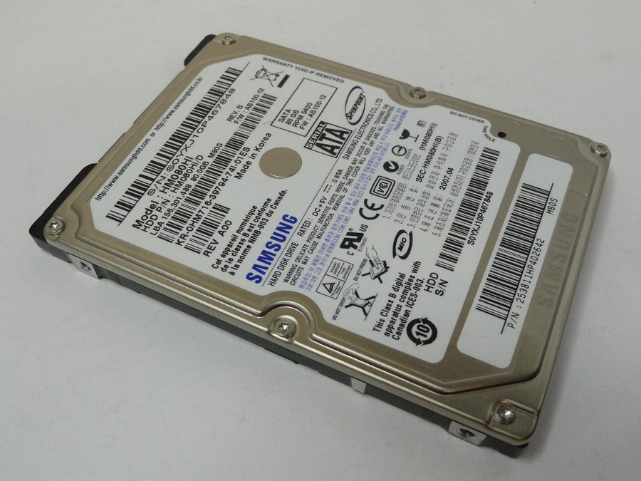 HM080HI/D - Samsung Dell 80GB SATA 5400rpm 2.5in SpinPoint HDD - Refurbished