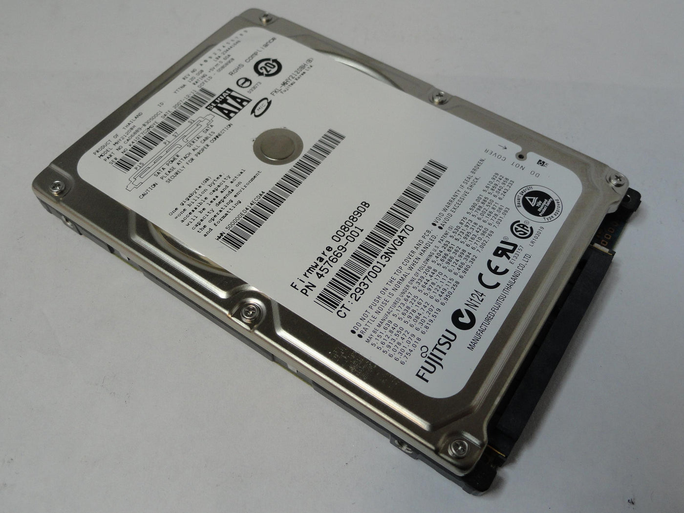 PR20190_CA06889-B30500C1_Fujitsu HP 120Gb SATA 5400rpm 2.5in HDD - Image3