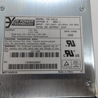370-5398 - The YM-2421A is a 420 Watt Power Supply for Sun StorEdge systems. Manufactured by 3Y Power for Sun Microsystems Compatible with Sun StorEdge 3310, 3510, 3511, 5210. Description - Refurbished
